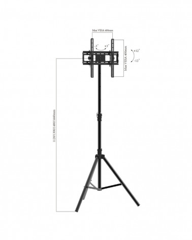 ARM MEDIA TR-STAND-1 универсальная стойка для ТВ 26" -55"
