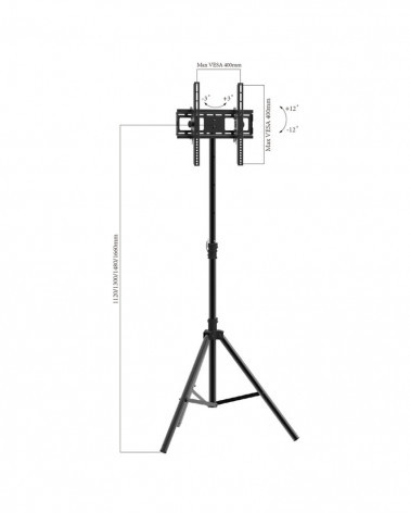 ARM MEDIA TR-STAND-1 универсальная стойка для ТВ 26" -55"