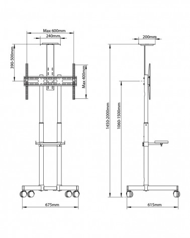 Arm-Media PT-Stand-8 Стенд для телевизора