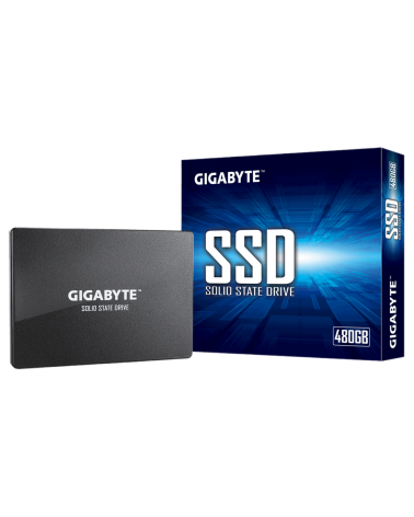 Твердотельный накопитель SSD Gigabyte GP-GSTFS31480GNTD 480GB 2.5" Client SATA 6Gb/s, 550/480, IOPS 75/70K, MTBF 2M, TLC, DRAM l