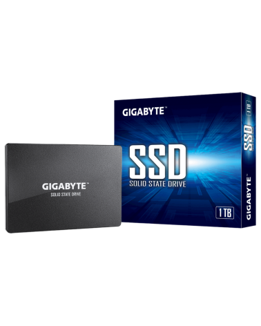 Твердотельный накопитель SSD Gigabyte GP-GSTFS31100TNTD 1TB 2.5" Client  SATA 6Gb/s, 550/500, IOPS 75/85K, MTBF 2M, TLC, DRA  le