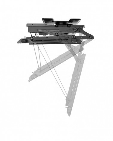Brateck PLB-M 0546 DS Потолочный моторизованный кронштейн ТВ 23"-70", Радио Пульт, Поворот 180°