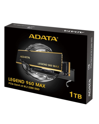 Твердотельный накопитель SSD LEGEND 960 MAX 1TB M.2 2280 ALEG-960M-1TCS PCIe Gen4x4 with NVMe, 7400/6000, MTBF 2M, 3D NAND, 780T