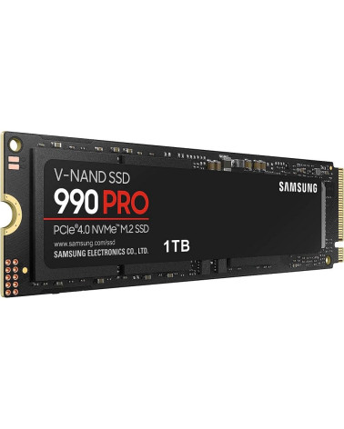 Твердотельный накопитель SSD Samsung 1TB M.2 2280 990 PRO MZ-V9P1T0B/AM PCI-E 4.0 x4, TLC 3D NAND