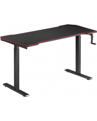 Cactus CS-MDL-BK Стол для компьютера столешница МДФ черный (140x120x67см)