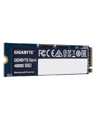 Твердотельный накопитель SSD Gigabyte M.2 2280 500GB Gen4 4000E SSD PCI Express 4.0x4, NVMe 1.4, 3600/3000, MTBF 1.5M, 3D NAND, 