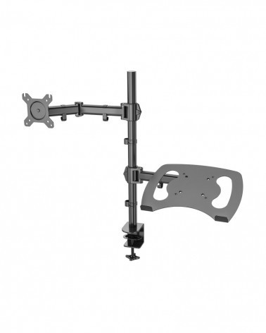 Кронштейн для монитора/ноутбука Cactus CS-VM-LH07 13"-27" макс.8кг настольный поворот и наклон