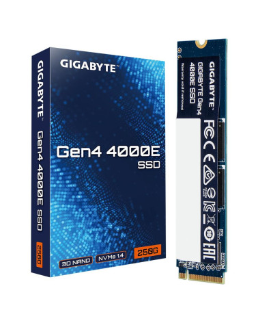 Твердотельный накопитель SSD Gigabyte M.2 2280 250GB Gen4 4000E SSD PCI Express 4.0x4, NVMe 1.4, 3500/1800, MTBF 1.5M, 3D NAND, 