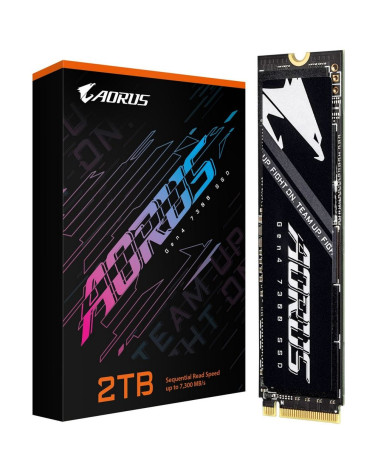 Твердотельный накопитель SSD Gigabyte M.2 2280 2TB AORUS Client SSD AG4732TB N PCI-Express 4.0 x4, NVMe 1.4 7300/6850 RTL, witho