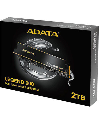 Твердотельный накопитель SSD ADATA LEGEND 900 2TB M.2 NVMe 1.4, PCIe 4.0 x4, 3D NAND, R/W 7000/5400MB/s