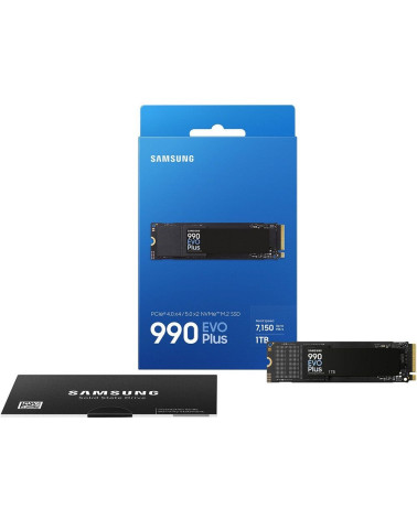 Твердотельный накопитель SSD Samsung M.2 2280 1 TB 990 EVO PLUS PCIe 4.0×4 / 5.0×2 NVMe
