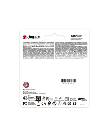 Твердотельный накопитель SSD Kingston NV3 SNV3SM3/500G 500GB, M.2 2230, PCIe 4.0 x4, NVMe, M.2