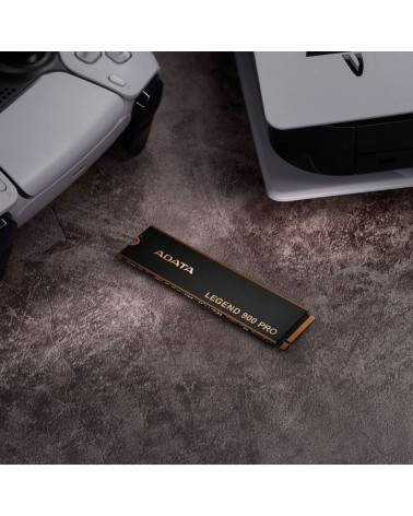 Твердотельный накопитель SSD ADATA M.2 2280 4TB Legend 900 Pro Client SSD PCIe Gen4x4 with NVMe 1.4, 7400/6500, 3D NAND, 2400TBW