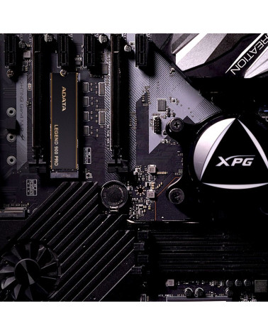 Твердотельный накопитель SSD ADATA M.2 2280 4TB Legend 900 Pro Client SSD PCIe Gen4x4 with NVMe 1.4, 7400/6500, 3D NAND, 2400TBW