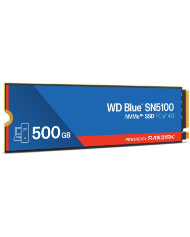 Твердотельный накопитель SSD Western Digital M.2 500GB Blue SN510 SSD WDS500G5B0E PCIe NVMe 4.0 x4