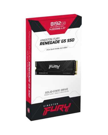 Твердотельный накопитель SSD Kingston PCIe 5.0 x4 8TB SFYR2D/8T1 Fury Renegade G5 M.2 2280