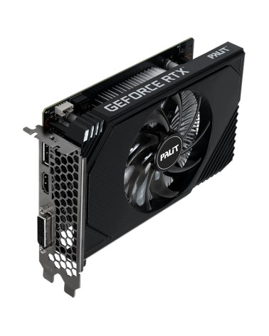 Видеокарта Palit RTX3050 STORMX 6GB GDDR6 96bit DVI DP HDMI 1FAN ITX RTL