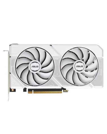 Видеокарта ASUS RTX5060 DUAL OC WHITE 8GB GDDR7 128bit 3xDP HDMI 2FAN RTL (DUAL-RTX5060-O8G-WHITE)