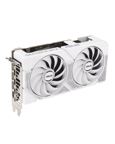 Видеокарта ASUS RTX5060 DUAL OC WHITE 8GB GDDR7 128bit 3xDP HDMI 2FAN RTL (DUAL-RTX5060-O8G-WHITE)