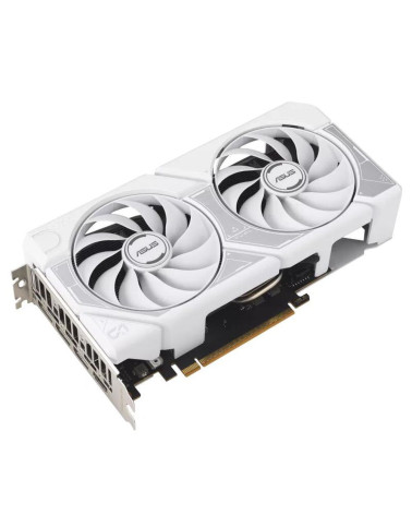 Видеокарта ASUS RTX5060 DUAL OC WHITE 8GB GDDR7 128bit 3xDP HDMI 2FAN RTL (DUAL-RTX5060-O8G-WHITE)