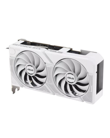 Видеокарта ASUS RTX5060 DUAL OC WHITE 8GB GDDR7 128bit 3xDP HDMI 2FAN RTL (DUAL-RTX5060-O8G-WHITE)