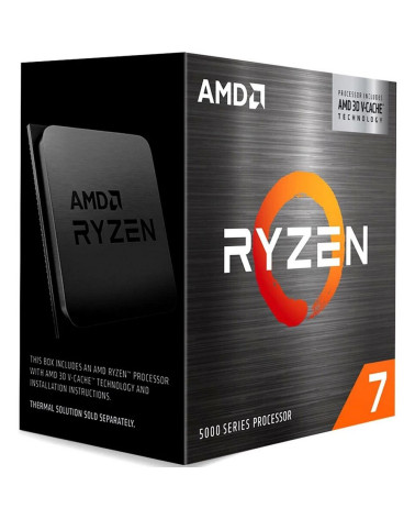 Центральный Процессор AMD RYZEN 7 5700X3D BOX (Vermeer, 7nm, C8/T16, Base 3,00GHz, Turbo 4,10GHz, Without Graphics, L3 96Mb, TDP