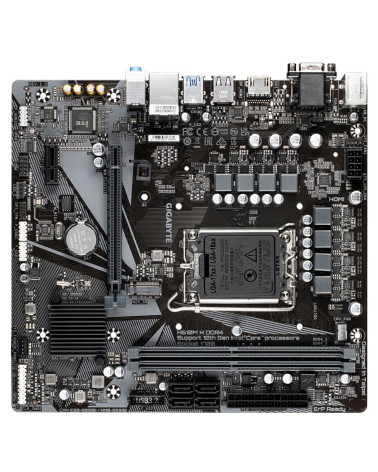 Материнская плата Gigabyte H610M H DDR4, Socket 1700, Intel®H610, 2xDDR4-3200, D-SUB+HDMI, 1xPCI-Ex16, 1xPCI-Ex1, 4xSATA3, 1xM.2