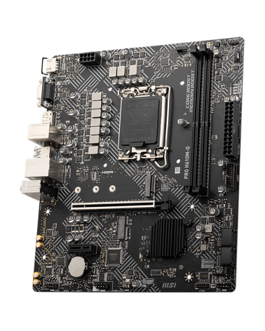 Материнская плата MSI PRO H610M-G H610, LGA1700, 2*DDR5, 1*PCIEx16, 1*PCIEx1, 1*M.2, 4*USB3.2Gen1, 6*USB2.0, 4*SATA3.0, 1G, VGA,