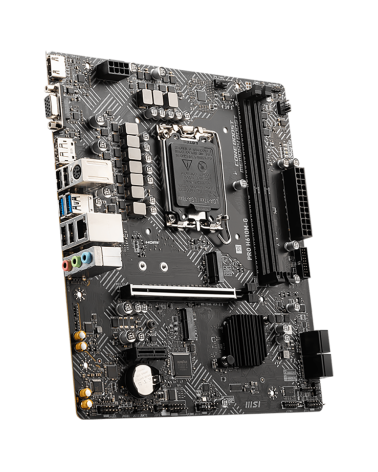 Материнская плата MSI PRO H610M-G H610, LGA1700, 2*DDR5, 1*PCIEx16, 1*PCIEx1, 1*M.2, 4*USB3.2Gen1, 6*USB2.0, 4*SATA3.0, 1G, VGA,