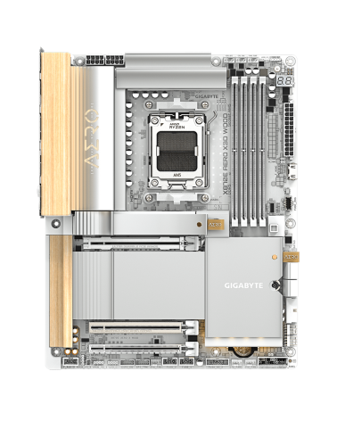 Материнская плата Gigabyte X870E AERO X3D WOOD, RTL