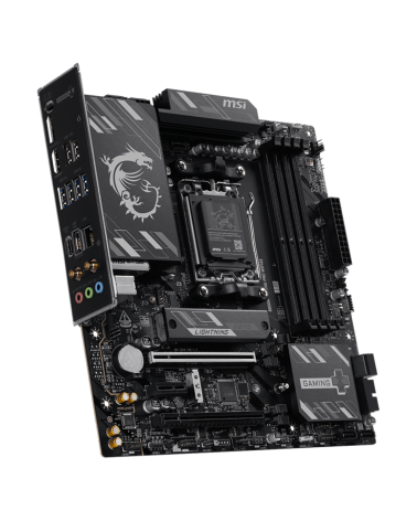 Материнская плата MSI B850M GAMING PRO WIFI6E B850, AM5, 4*DDR5, 4*PCIEx16, 2*M.2, 2*TypeC, 3*USB3.2Gen2, 6*USB3.2Gen1, 4*USB2.0