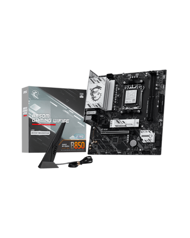 Материнская плата MSI B850M GAMING WIFI6E B850, AM5, 2*DDR5, 1*PCIEx16,1*PCIEx1, 2*M.2, 2*TypeC, 5*USB3.2Gen1, 6*USB2.0, 4*SATA3