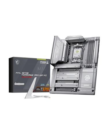 Материнская плата MSI MAG X870E TOMAHAWK MAX WIFI PZ X870E, AM5, 4*DDR5, 3*PCIEx16, 4*M.2, 2*TypeC, 2*USB3.2Gen2, 7*USB3.2Gen1, 