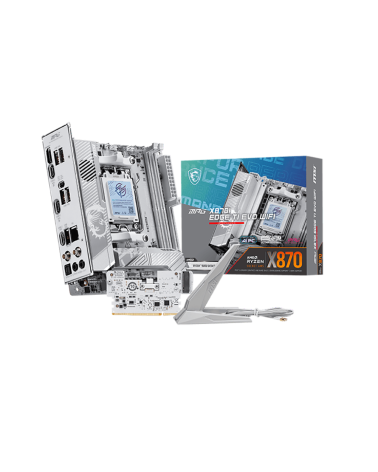 Материнская плата MSI MPG X870I EDGE TI EVO WIFI X870, AM5, 2*DDR5, 1*PCIEx16, 1*M.2, 2*TypeC, 5*USB3.2Gen2, 2*USB3.2Gen1, 2*USB