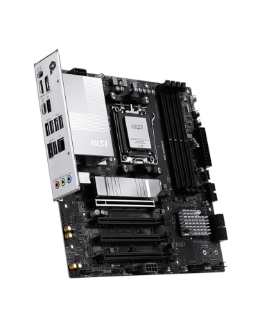 Материнская плата MSI PRO B850M-P B850, AM5, 4*DDR5, 4*PCIEx16, 3*M.2, 2*TypeC, 1*USB3.2Gen2, 6*USB3.2Gen1, 8*USB2.0, 4*SATA3.0,