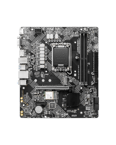 Материнская плата MSI PRO H610M-G WIFI H610, LGA1700, 2*DDR5, 1*PCIEx16, 1*PCIEx1, 1*M.2, 4*USB3.2Gen1, 6*USB2.0, 4*SATA3.0, 1G,