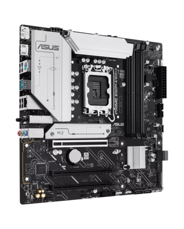 Материнская плата ASUS PRIME B760M-A WIFI II LGA1700 mATX 4xDDR5 3xPCIEx16 2xM.2 DP 2xHDMI 2.5GLAN Wi-Fi 6
