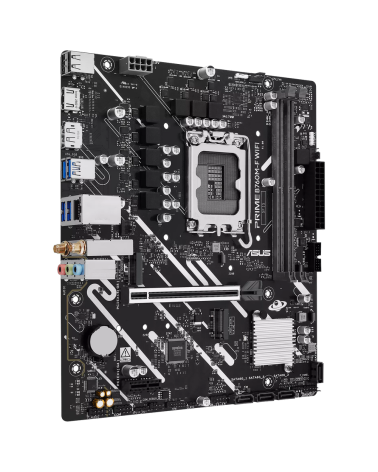 Материнская плата ASUS PRIME B760M-F WIFI LGA1700 mATX 2xDDR5 PCIEx16 PCIEx1 2xM.2 DP HDMI GLAN Wi-Fi 6