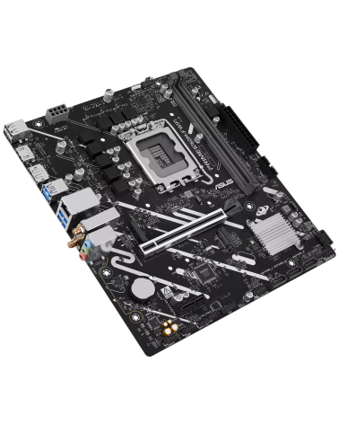 Материнская плата ASUS PRIME B760M-F WIFI LGA1700 mATX 2xDDR5 PCIEx16 PCIEx1 2xM.2 DP HDMI GLAN Wi-Fi 6