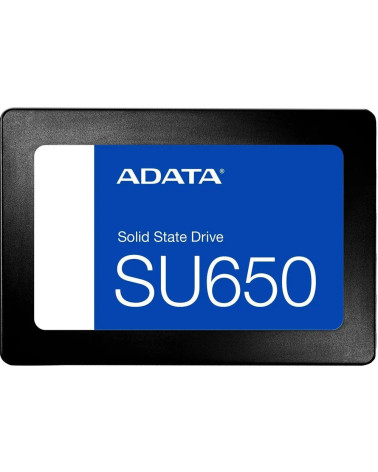 Твердотельный накопитель SSD ADATA SU650 ASU650SS-240GT-R 240GB 2.5" Client SATA 6Gb/s, 520/450, IOPS 40/75K, MTBF 2M, 3D NAND, 