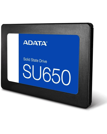 Твердотельный накопитель SSD ADATA SU650 ASU650SS-240GT-R 240GB 2.5" Client SATA 6Gb/s, 520/450, IOPS 40/75K, MTBF 2M, 3D NAND, 