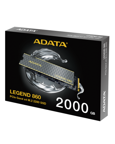 Твердотельный накопитель SSD ADATA M.2 2280 2TB LEGEND 860 PCI-E 4.0 x4 R:6000/ W:5000MB/s