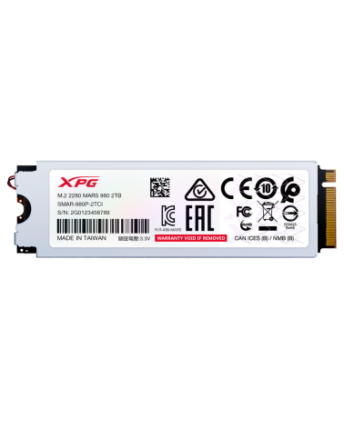 Твердотельный накопитель SSD XPG M.2 2280 2TB MARS 980 PRO PCIe 5.0 x4