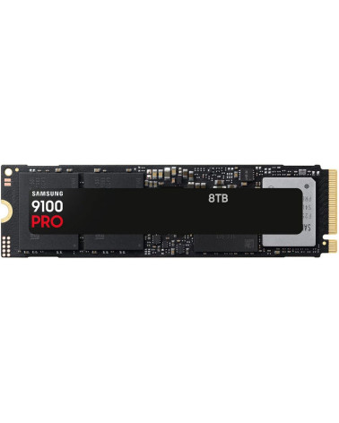 Твердотельный накопитель SSD Samsung M.2 2280 8TB 9100 PRO Black Client SSD PCIe Gen5x4 with NVMe, 14800/13400, MTBF 1.5M, 3D NA