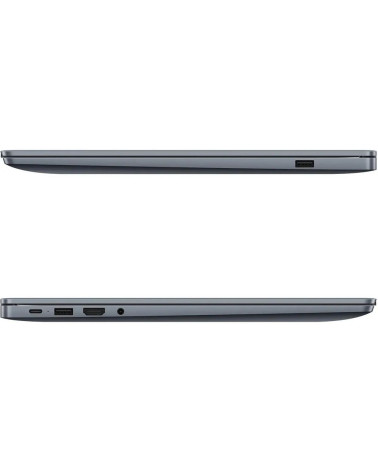 Ноутбук Huawei MateBook D16 Intel Core i5-13420H/16Gb/SSD512Gb/16"/IPS/WUXGA/1920x1200/60Hz/NoOS/Space Grey/1.68kg (53013YDL)