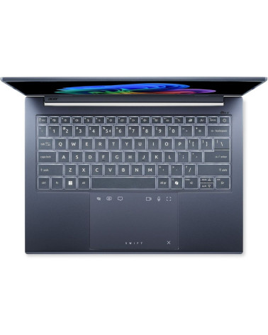 Ноутбук Acer Swift Go 14 AI SFG14-75-746M Intel Core Ultra 7 258V/32Gb/SSD1Tb/14"/OLED/WUXGA/1920x1200/60Hz/NoOS/Blue/1.25kg (NX