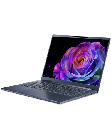 Ноутбук Acer Swift Go 14 AI SFG14-75-746M Intel Core Ultra 7 258V/32Gb/SSD1Tb/14"/OLED/WUXGA/1920x1200/60Hz/NoOS/Blue/1.25kg (NX