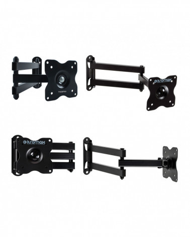 Kromax DIX-15 black кронштейн на стену для ТВ 15"-28"