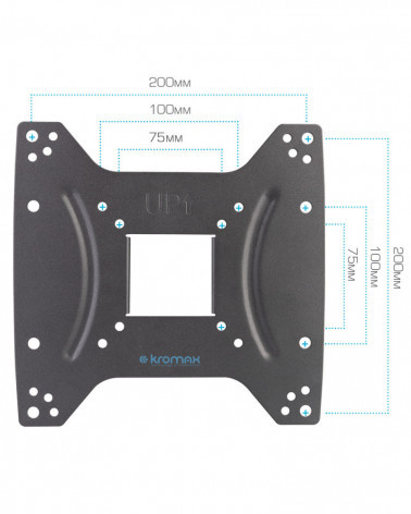 KROMAX DIX-24 BLACK Настенный кронштейн для LED/LCD телевизоров