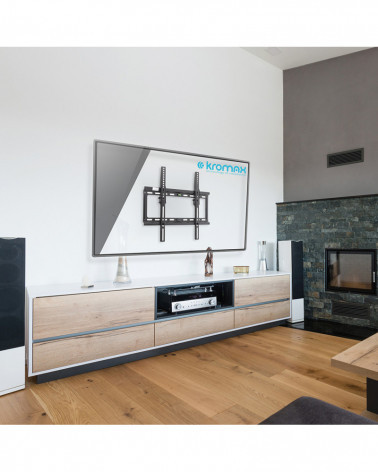 Kromax Ideal-4 black кронштейн на стену для ТВ 22"-65"